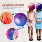 5 ballons brillants ronds 56cm pour vos fêtes