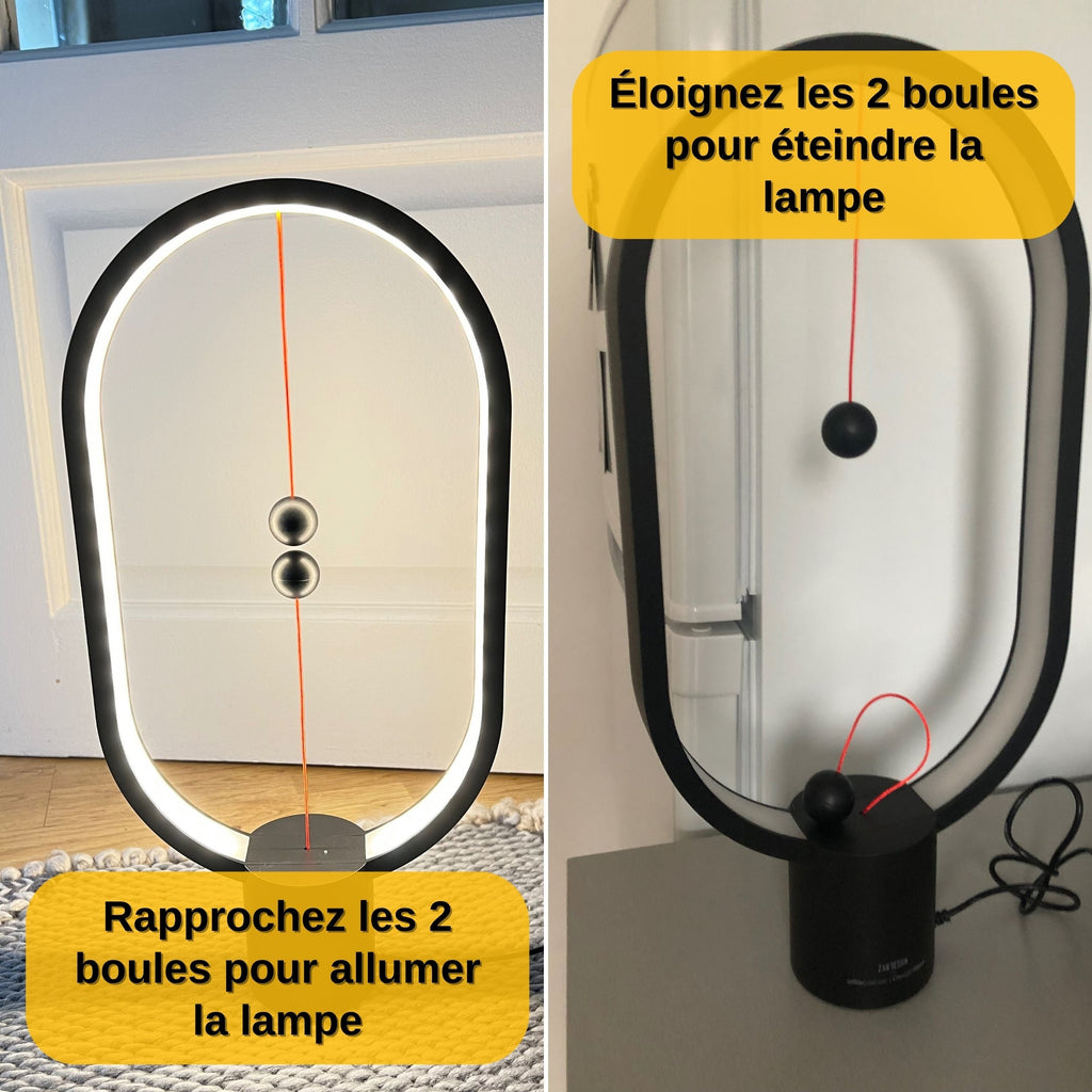 Lampe à interrupteurs magnétiques LED 40 cm