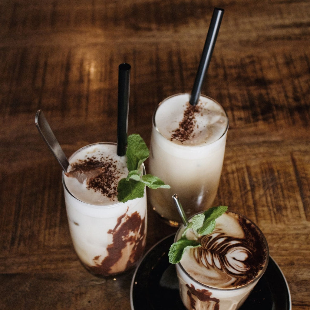 6 Pailles Reutilisables en Inox