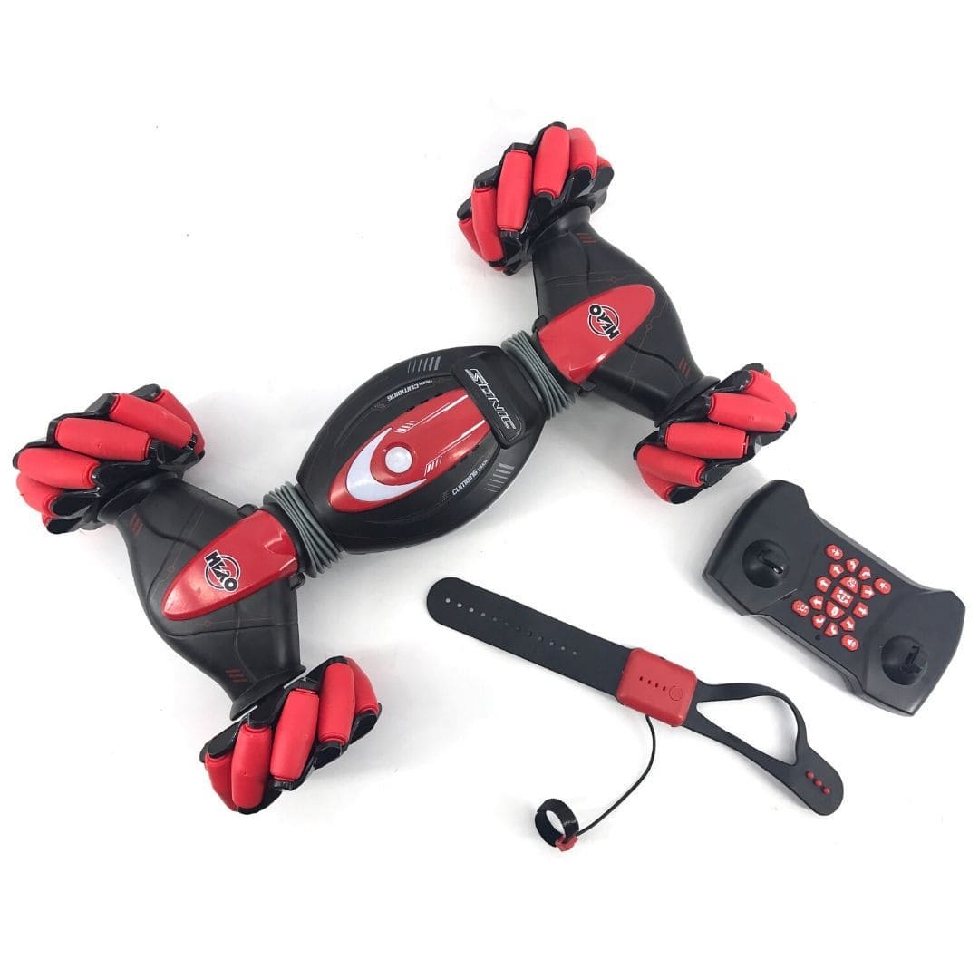 Voiture telecommandee enfant rouge montre